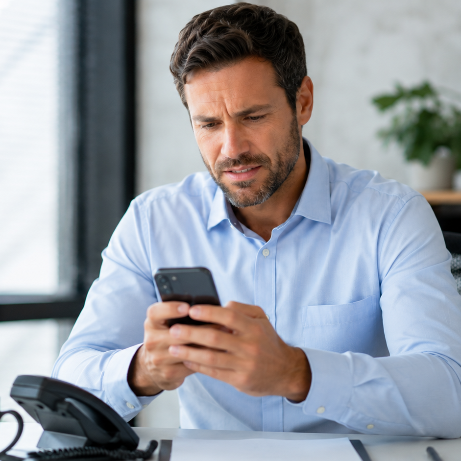 mann frustriert am mobiltelefon mann frustriert am mobiltelefon